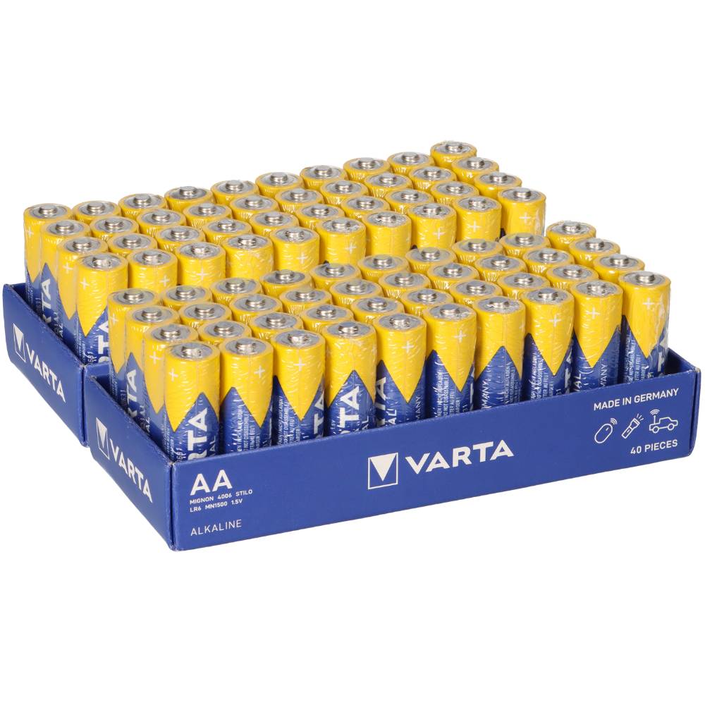 80x VARTA Industrial Pro AA LR6 4006 1,5V – Mignon Großpack-0