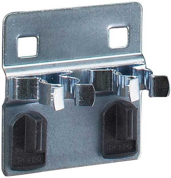 Doppelte Werkzeugklemme B60xT60xD2x16 mm für Lochplatten für Lochplatten - Artikel: 7830333338