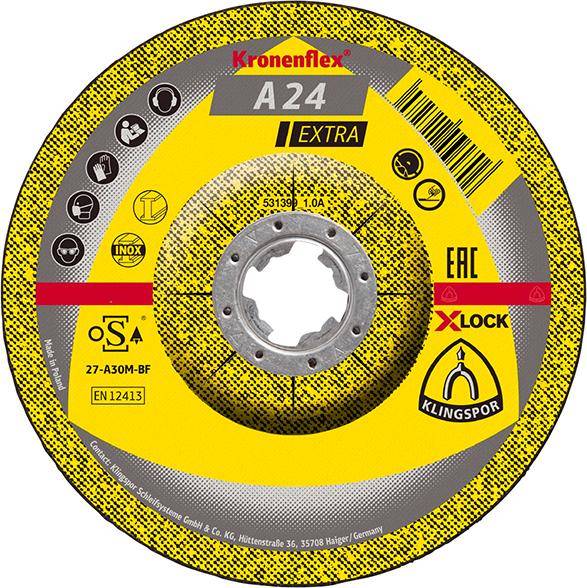 Schruppsch. A24EX X-LOCK 125x6mm gekr. Klingspor-0