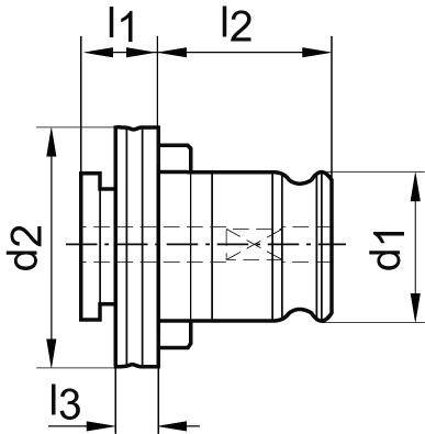Schnellwechsel-Einsatz FE2 8,00mm FORTIS-1