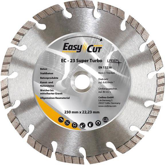 Trennscheibe Diamant EC-23 125x2,2x10x22,23mm CEDIMA - Artikel: 4023138149775-0