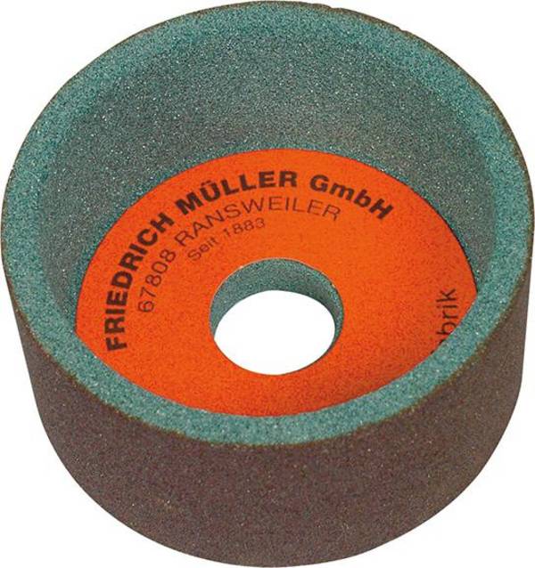 Schleiftopf Silicium-Carbid 100x50x20mm K80 Müller - Artikel: 4037073003818
