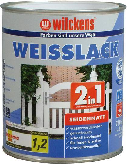 Weißlack 2in1 750 ml, seidenmatt - Artikel: 4000590038069-0
