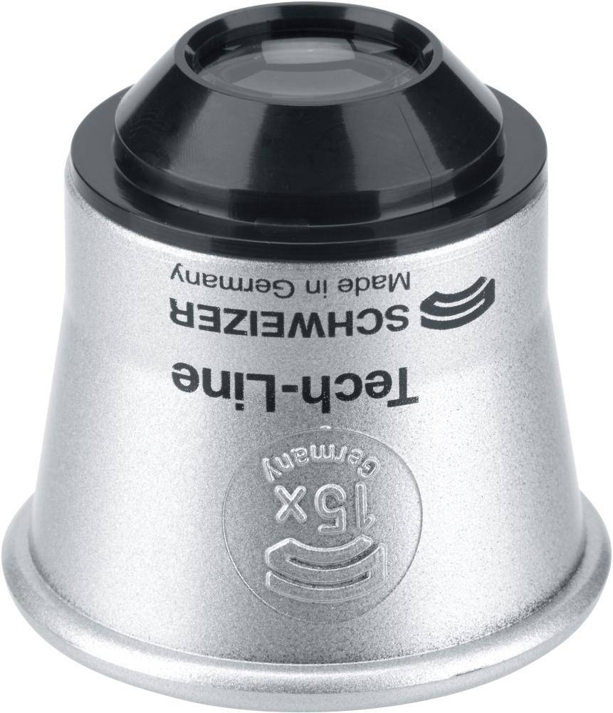 SCHWEIZER Uhrmacherlupe Tech-Line 15 x / Ø 16,2 mm, aplanatisch-0