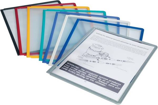 Sichttafeln dunkelblau, Pckg. a 5 Stück - Artikel: 7830721850