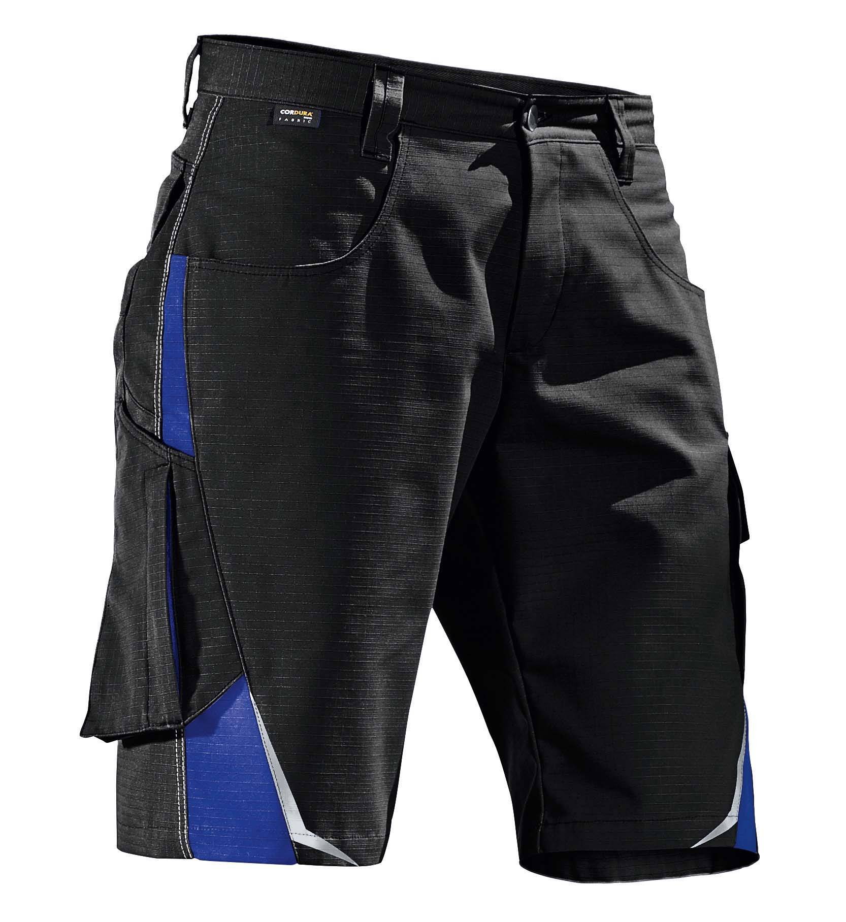 PULSSCHLAG Shorts, schwarz/kbl.blau, 40-0