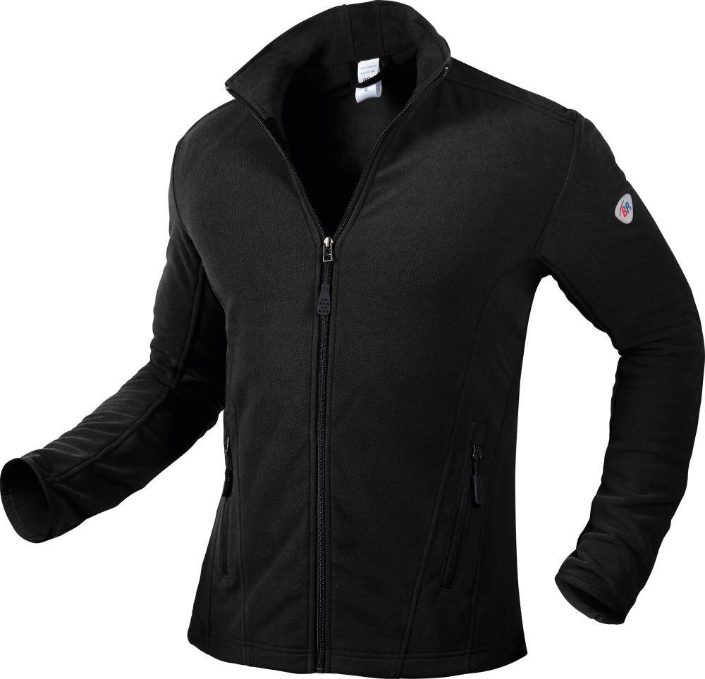 Fleecejacke 1694-641, schwarz, 3XL
