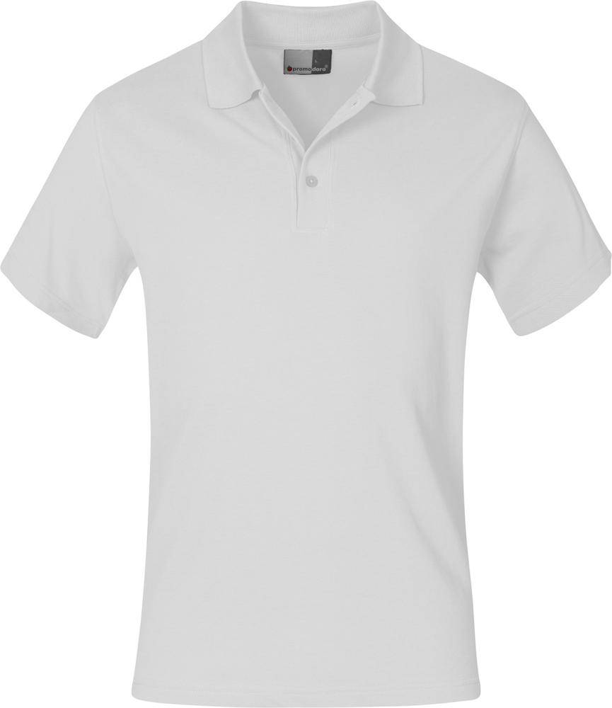 Poloshirt, Gr. 3XL, weiß - Artikel: 4250484273957-0