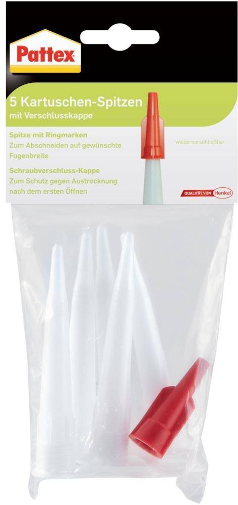 PATTEX Kartuschenspitzen Beutel (5 Stück) - Artikel: 4015000421805-0