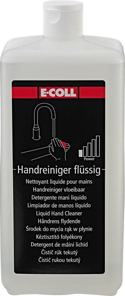 E-COLL Handreiniger flüssig seifen- silikon- alkalifrei 1l Flasche-0
