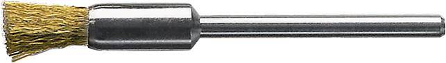 Miniatur-Pinselbürste Messing gew. 5x0,1mm Lessmann-0