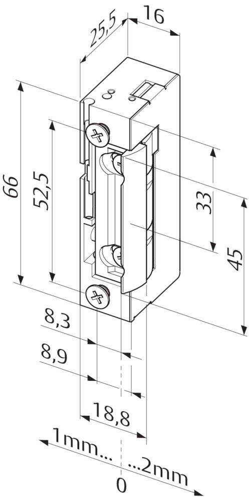 Elektro-Türöffner 118 E HZ Fafix mech.Entriegeluneffeff-3
