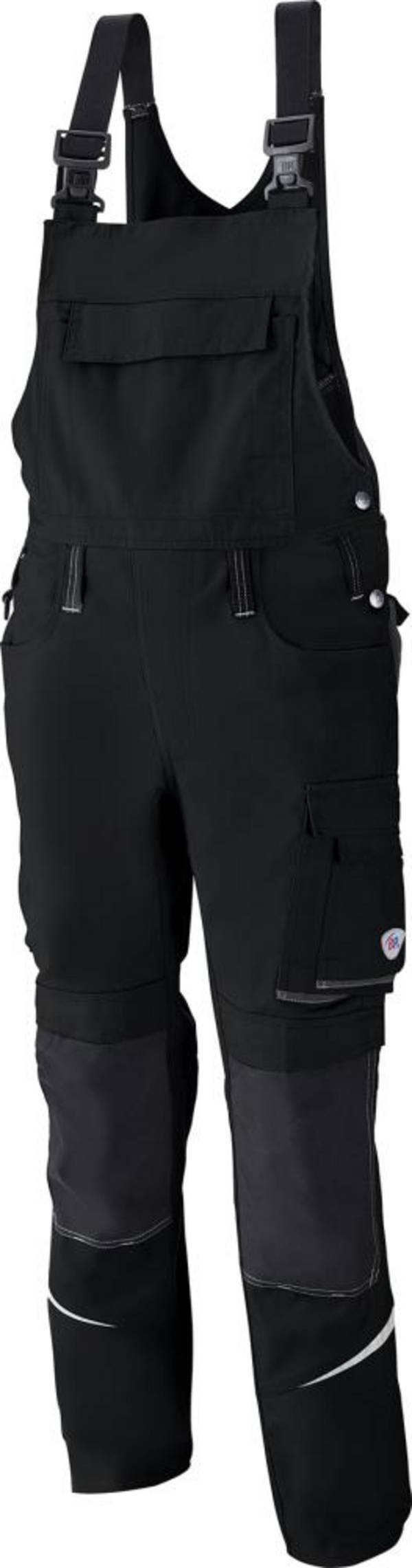 Latzhose 1804 720, Gr. 50,schwarz - Artikel: 4055301114907