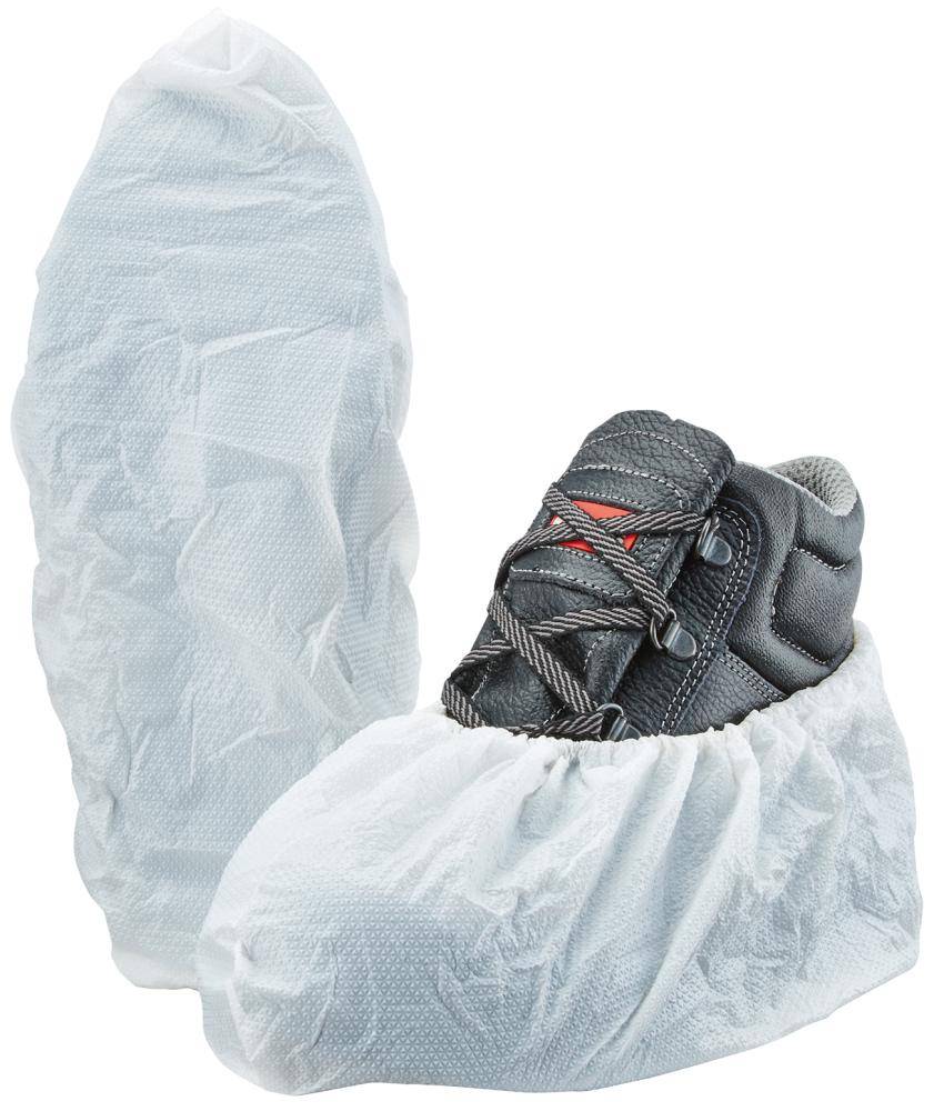 Einwegüberschuh, PE, 17 cm hoch, weiß ASATEX-0