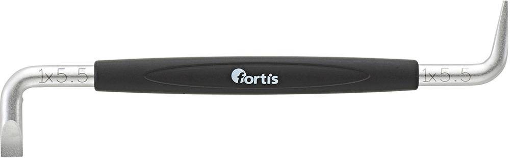 Winkelschraubendreher Schlitz 5,5+5,5x125mm FORTIS-0