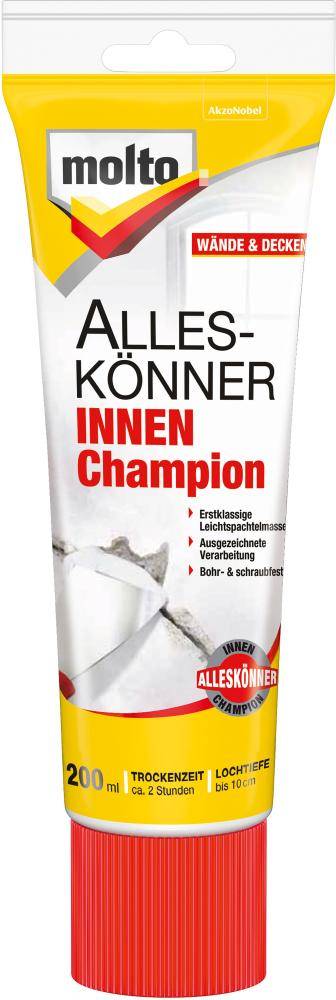 Fertigspachtel 200 ml Champion lleskoenner innen molto-0