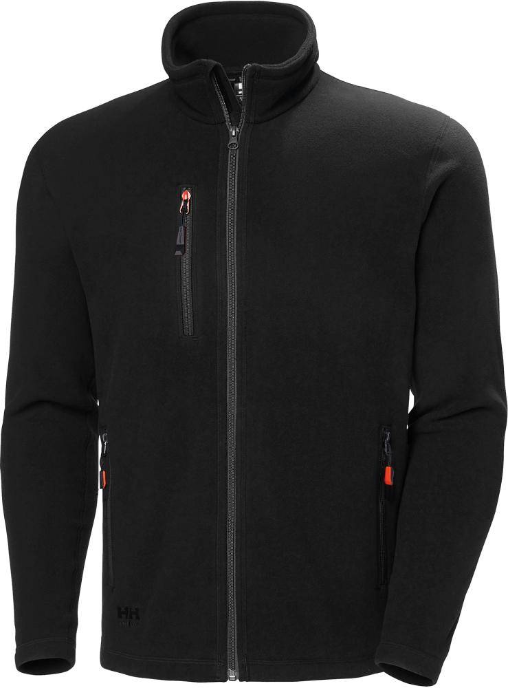 Jacke Oxford, Fleece, Gr. L, schwarz-0