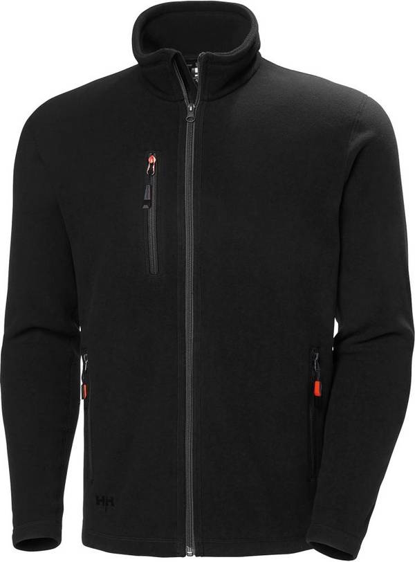 Jacke Oxford, Fleece, Gr. L, schwarz