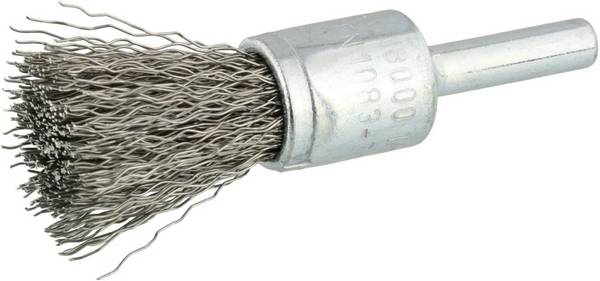 Pinselbürste Stahld. 6mm 17x0,3mm gew. Osborn - Artikel: 4013349110886