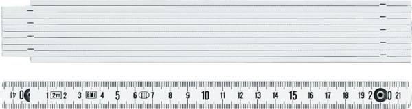 Gliedermaßstab Buche 2mx16mm weiß FORTIS - Artikel: 4317784787741