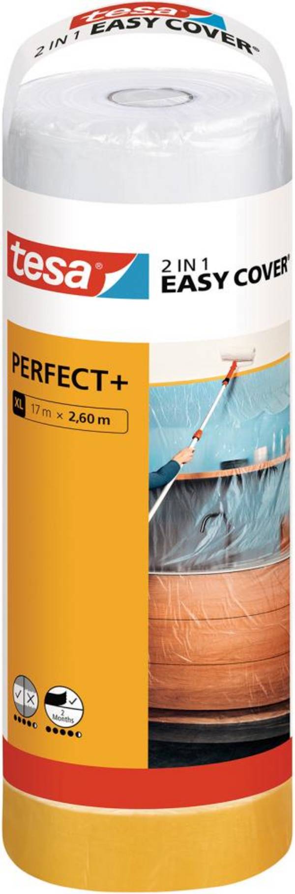 TESA 56575-00000-00, Transparent, 17000 x 2600 mm, Hart-Polyethylen (HDPE), 1 Stück(e)