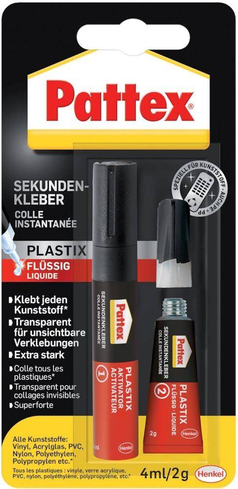 PATTEX Sekundenkleber Plastik flüssig 2g/4ml-0