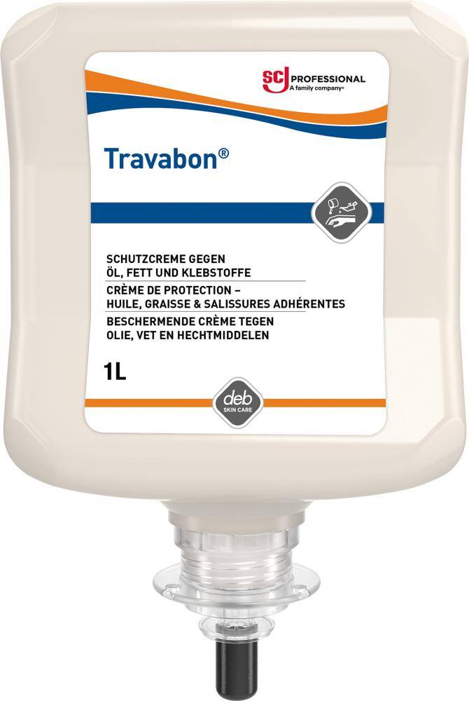Travabon Hautschutzcreme 1 l Kartusche-0