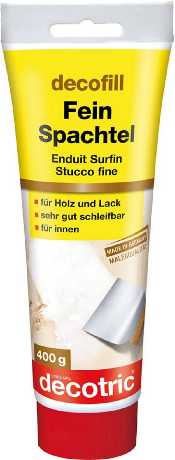Feinspachtel 400 g Tube decotric Tube - Artikel: 4007955334019