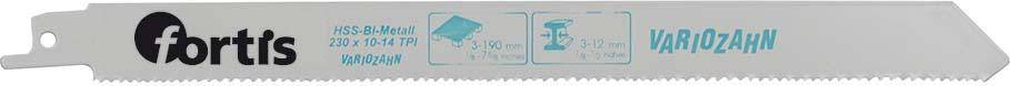 Säbelsägeblatt BiM Länge 230/210mm (5x) Variozahn 1,8-2,5mm 19x0,9mm f. Metall + Holz - Artikel: 4317784772624-0