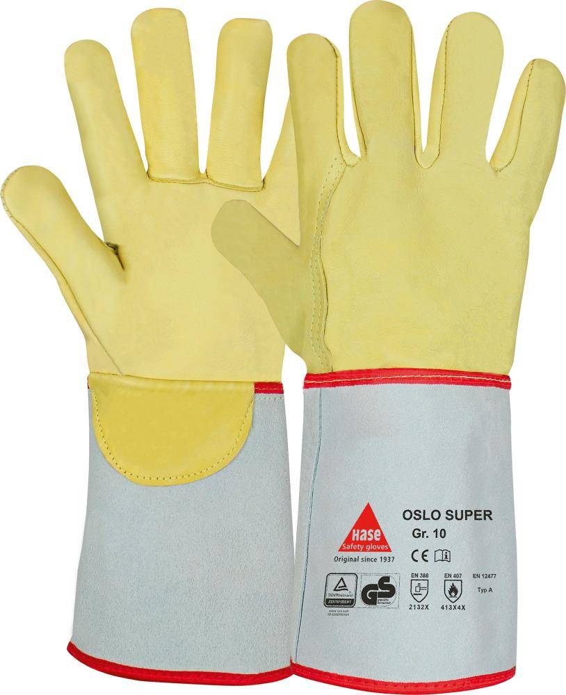 Hase Schweißerhandschuh Oslo Super, Gr.10-0
