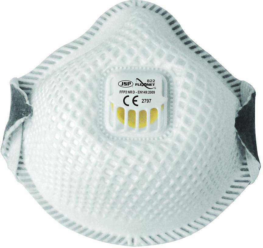 JSP Feinstaubmaske Flexinet 822 FFP2 V Gr. M/L 10 Stück