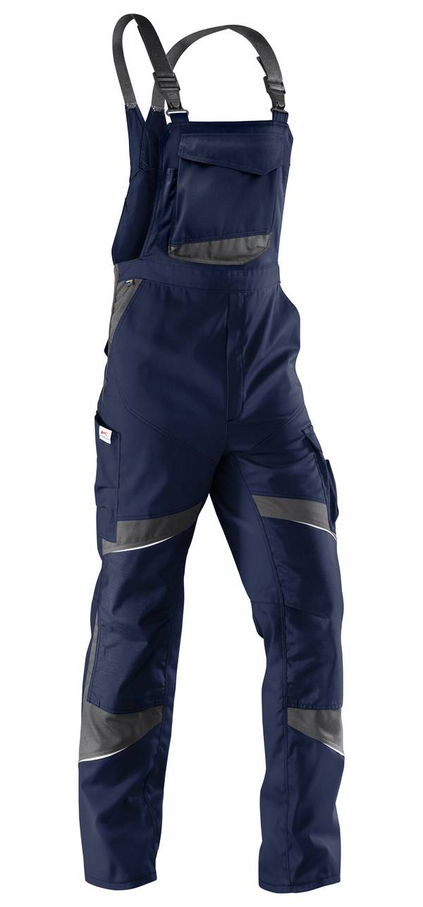 KÜBLER ACTIVIQ Latzhose, dunkelblau/anthrazit, 29