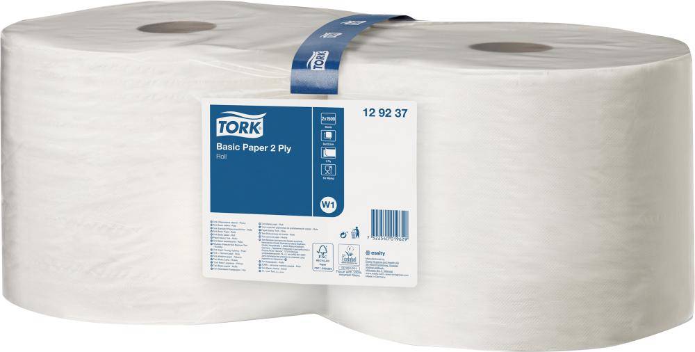 Tork Univ. Wischtuch 320 hochweiß 2lag. 1500 Blatt-0
