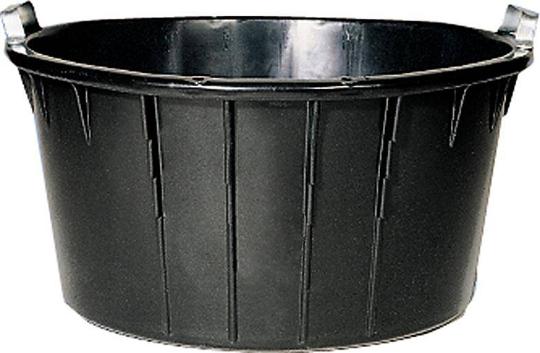Spezialkübel oval, schwarz 90 L - Artikel: 4012411000254-0
