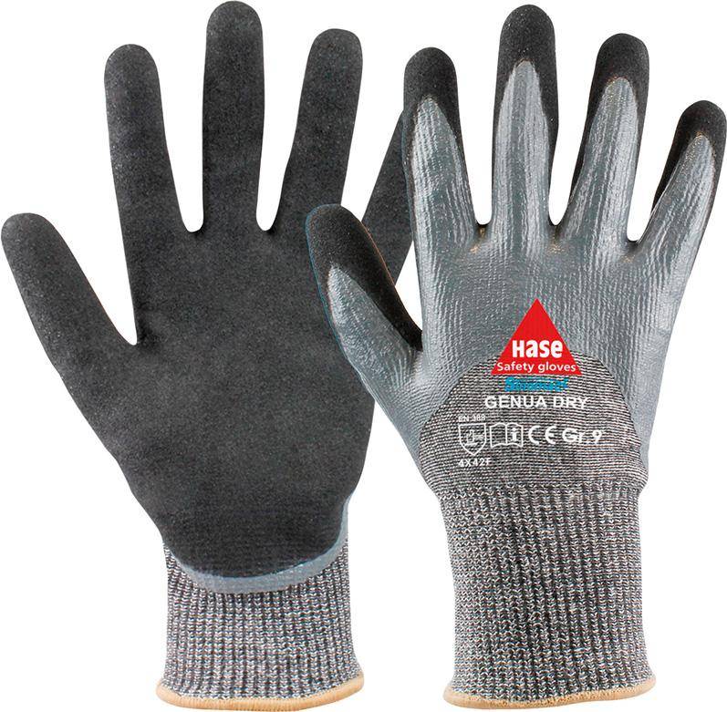 Schnittschutzhandschuh Genua Dry, Nitril,Gr.9 - Artikel: 4018949508545-0