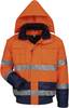 Warnjacke Volker, Gr. M, orange/marine