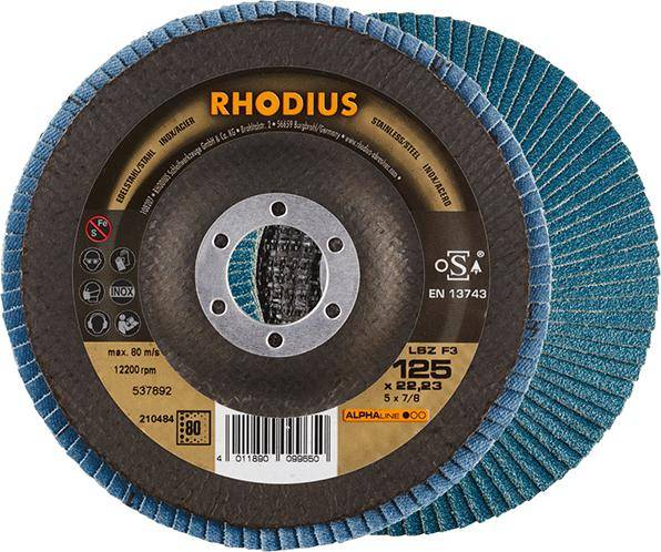 Lamellenschleifsch.LSZ F3125mm K 80 Rhodius - Artikel: 4011890099650-0