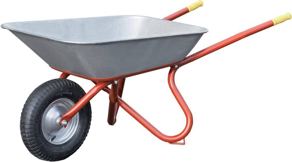 Bauschubkarre Export 85 lm. Kugellager, montiert - Artikel: 4027972110076-0