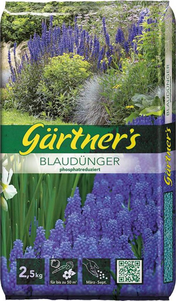 Blaudünger 2,5 kg 12+12+17+2 Beutel phospatreduziert Gärtners