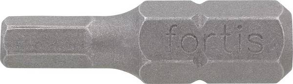 Bit zähhart 1/4" DIN3126 C6,3 Innensechskant 3x25mm 10er Pack FORTIS - Artikel: 4317784775373