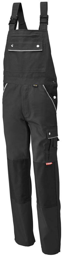 Latzhose,Canvas,320 g/qm,Gr.56,schwarz - Artikel: 4030913041100-0