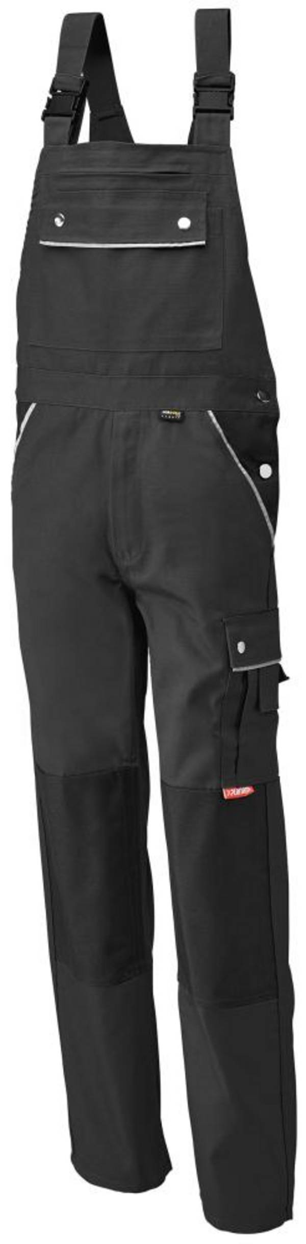 Latzhose,Canvas,320 g/qm,Gr.56,schwarz - Artikel: 4030913041100