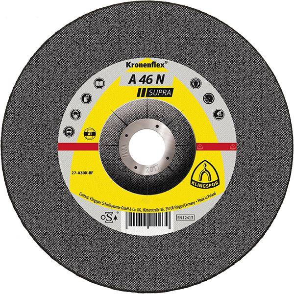 Schruppscheibe A46N Supra115x6mm gekr. Klingspor - Artikel: 4014855010486-0