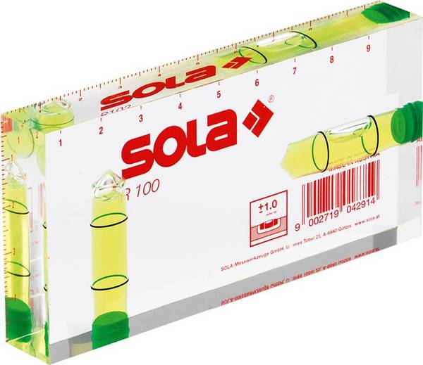 Kleinwasserwaage R100 10 cm Sola