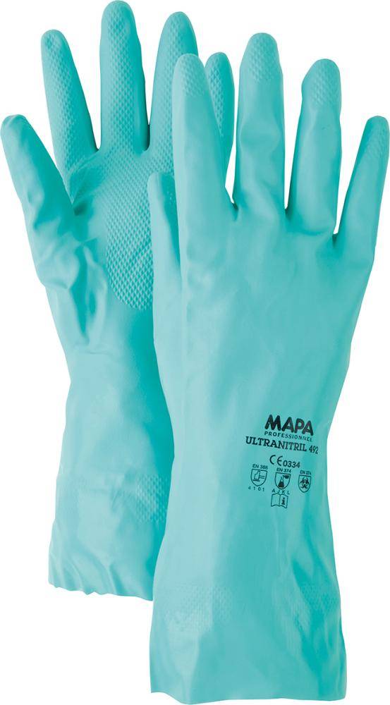 Chemikalienhandschuh Ultranitril 492 Gr.9 MAPA - Artikel: 3245424922294-0