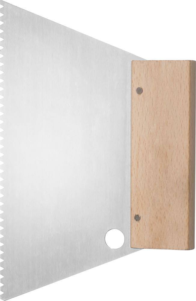 KLEBERSPACHTEL GEZAHNT FEIN B2 180MM, FORTIS-0