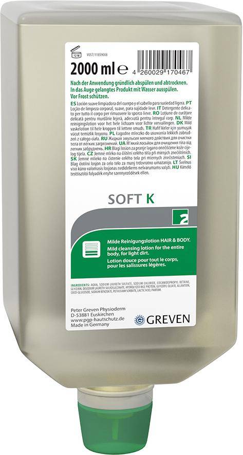 GREVEN SOFT K Lotion parfümiert seifenfrei rückfettend 2l-Varioflasche-0