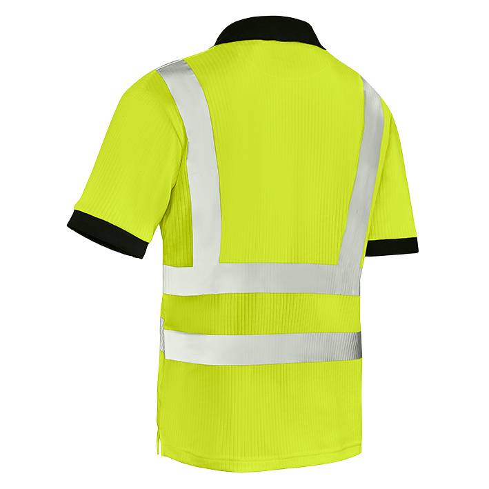 Warnschutz-Polo-SYLT, leuchtgelb, Gr. L-2