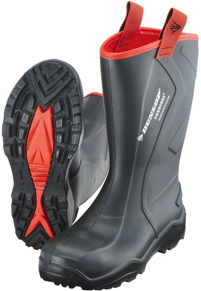 DUNLOP Stiefel Dunlop Purofort Rugged, schwarz Gr.41 Arbeitsstiefel