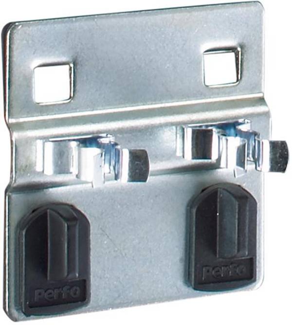 Doppelte Werkzeugklemme B60xT60xD2x10 mm für Lochplatten für Lochplatten - Artikel: 7830333336